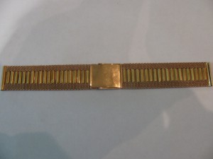 Золотой браслет к мужским часам.585.
