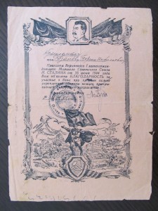 15 благодарностей ВГК.