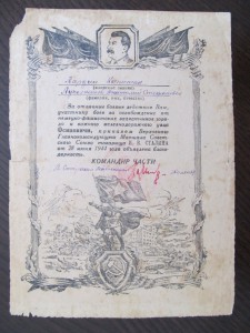 15 благодарностей ВГК.