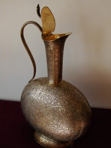 Старинный серебряный набор для вина из 2-х предметов. 1880-е
