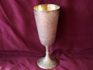 Старинный серебряный набор для вина из 2-х предметов. 1880-е
