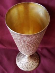 Старинный серебряный набор для вина из 2-х предметов. 1880-е