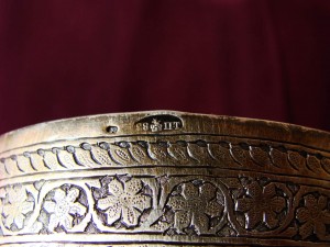 Старинный серебряный набор для вина из 2-х предметов. 1880-е