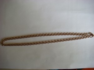 Цепь с позолотой