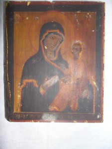 Тихвинская Богородица, серебро?