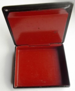 Шкатулка. Палех. 8 х 10 х 2,5см. М. Павилов. 1948 г.