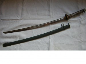 Японский армейский меч(син-гунто,сержант. состав,1943-44гг.)