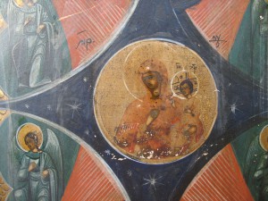 Икона Неопалимая Купина.Киот