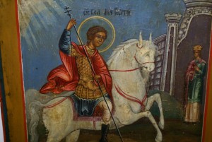 Икона Чудо Георгия о змие