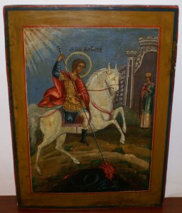 Икона Чудо Георгия о змие