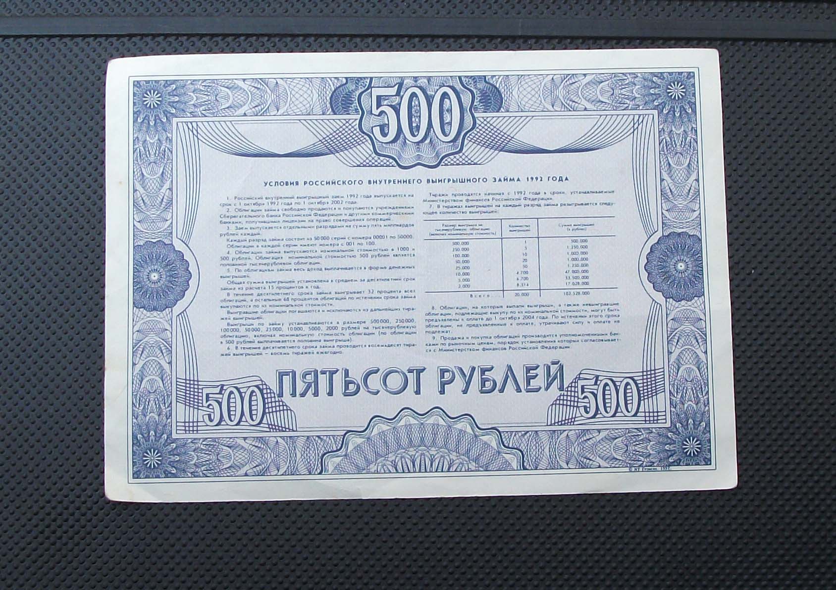 Мгновенный займ займ 1992 года 500 рублей проверить