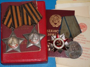 Две Славы на пулеметчика. Состояние.