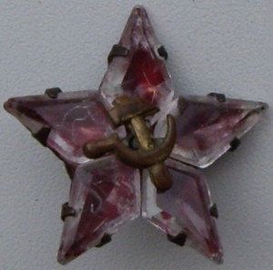 звезда - кокарда "хрустальная"