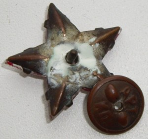 звезда - кокарда "хрустальная"