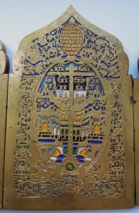 Складень Праздники, Выг, 6 эмалей.