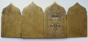 Складень Праздники, Выг, 6 эмалей.