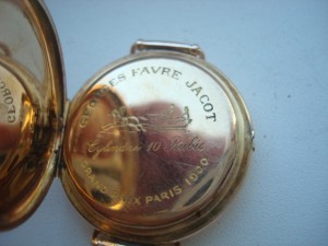 Корпус Georges Favre Jacot,золото 56 проба.