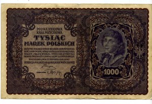 Польша 1000 марок 1919г.