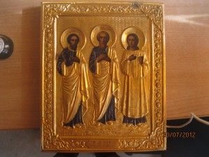 Икона. На память от 11-го пех. Псковского полка.