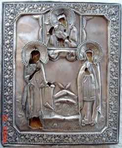 Икона Св. Иоанн Предтеча и Св. равноапостольная кн. Ольга.