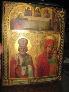 Икона трехчастная