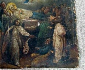 Икона -Холст Успение Пресвятой Богородицы.