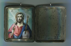 Финифть в серебре.