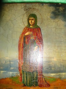 Икона Св.Васса + печать. Редкость.