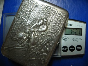 Портсигар серебро 84 Иван царевич на Сером Волке