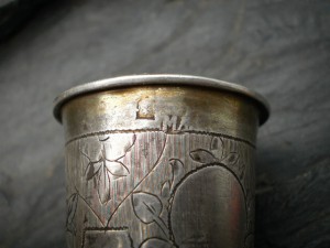 стопка серебро 84пр, 1883г.