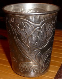 Стакан серебрянный. 1772г.