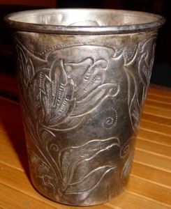 Стакан серебрянный. 1772г.