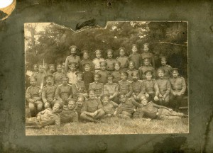 Большое, альбомное фото. Взвод. 1914г.