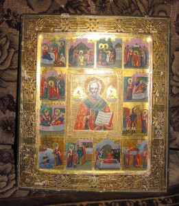 Николай Чудотворец аналой,ковчег,сусалка
