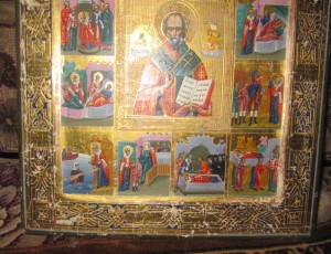 Николай Чудотворец аналой,ковчег,сусалка