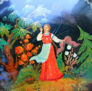 ШКАТУЛКА " Палех" 1958г