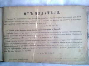 Первобытный Брюсов календарь.1875г.