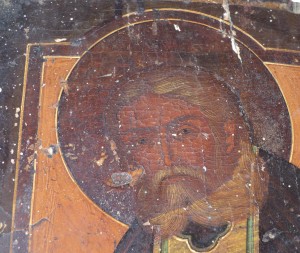 Серафим Саровский 26х22 см, простого письма.