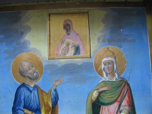 Петр и Александра...верх помошница в родах..19 век золото..