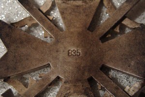 Испанский крест с мечами . Серебро 835