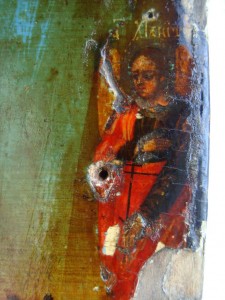 Иоан Креститель. Предстоящие Ангел Хранитель, Кирилл 1773год
