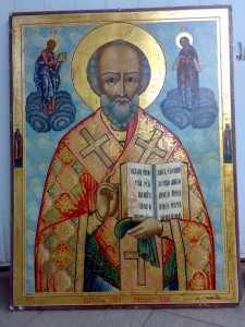 икона Николай Чудотворец большой