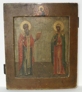Икона Святые Поликарп и Татиана
