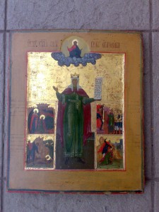 икона житие св.Екатерины.Палех?