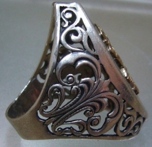 МАРКИЗ. серебро, золото.