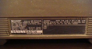 ❤ ❤ ❤ Магнитола SHARP GF 5757 ❤ ❤ ❤