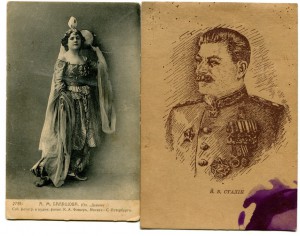 И.В. Сталин и А.М. Балашова.