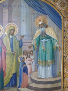 Икона "Введение во храм Пресвятой Богородицы"