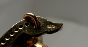 Колье, золото, брилланты, сапфиры.