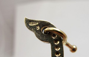 Колье, золото, брилланты, сапфиры.